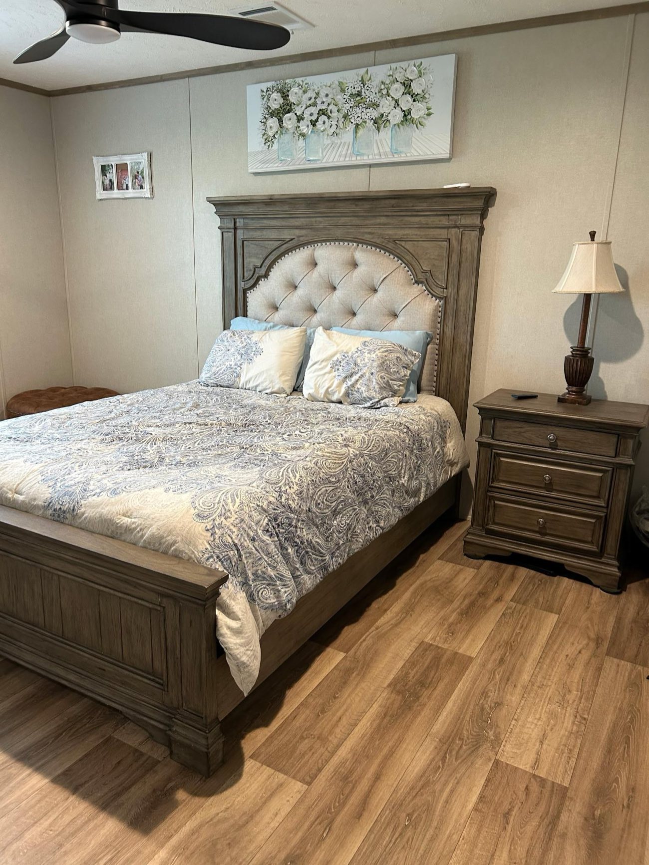 Furnished master bedroom